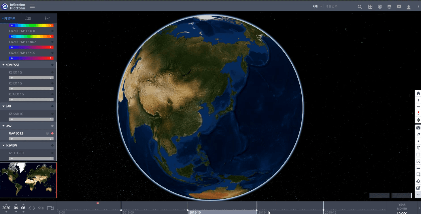 위성 영상 분석 플랫폼 고도화